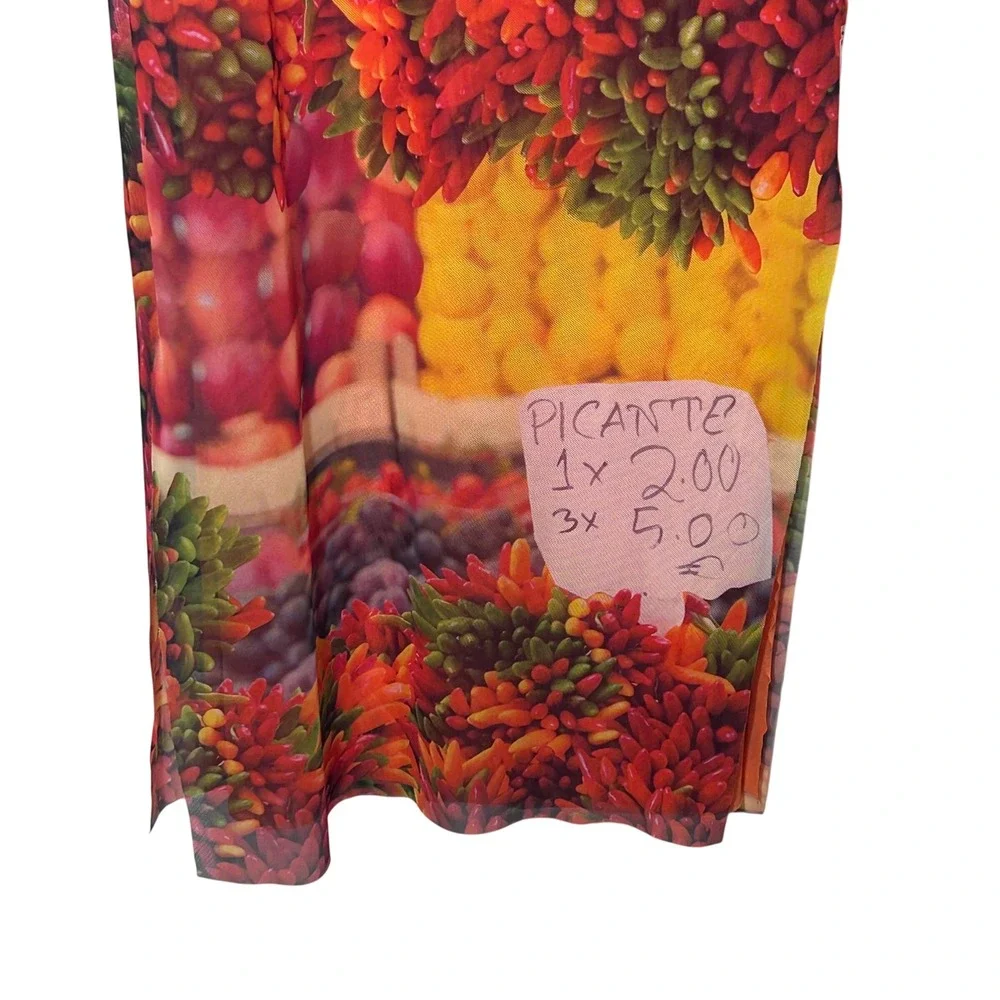 Zara Off the Shoulder Picante Chili Maxi Dress Lined‎ Women's Size Small NWT